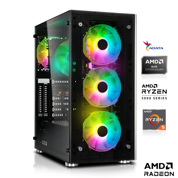 PC GAMER | AMD Ryzen 5 5500 6x3.60GHz | 16Go DDR4 | RX 6700 XT 12Go | 512Go M.2 SSD