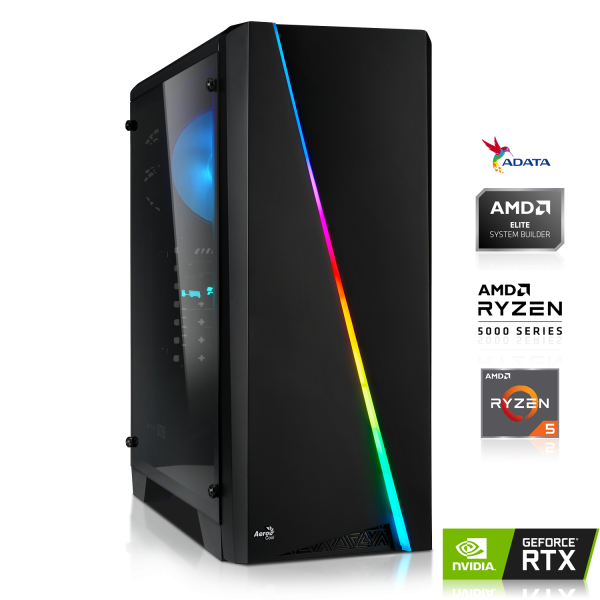 PC GAMER | AMD Ryzen 5 5500 6x3.60GHz | 16Go DDR4 | RTX 4060 Ti 8Go DLSS 3 | 512Go M.2 SSD