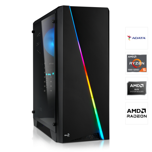 PC GAMER | AMD Ryzen 5 5500 6x3.60GHz | 16Go DDR4 | RX 6750 XT 12Go | 512Go M.2 SSD