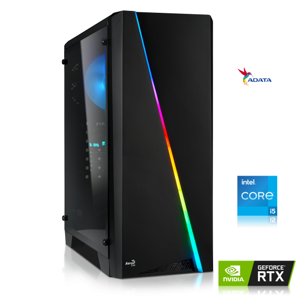 PC GAMER | Intel Core i5-11400F 6x2.60GHz | 16Go DDR4 | RTX 4060 Ti 8Go DLSS 3 | 512Go M.2 SSD