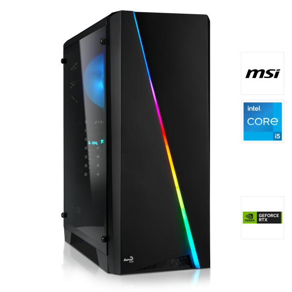 PC GAMER | Intel Core i5-13400F 10x2.50GHz | 16Go DDR4 | RTX 4060 Ti 8Go DLSS 3 | 1To M.2 SSD