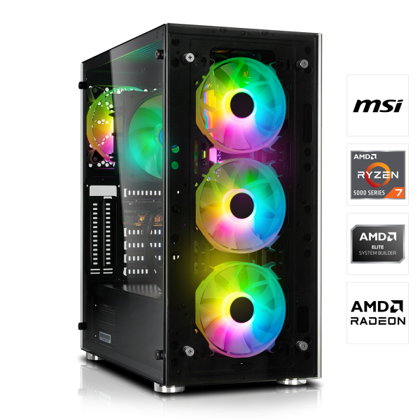 PC GAMER | AMD Ryzen 7 5700X 8x3.40GHz | 16Go DDR4 | RX 7900 GRE 16Go | 1To M.2 SSD