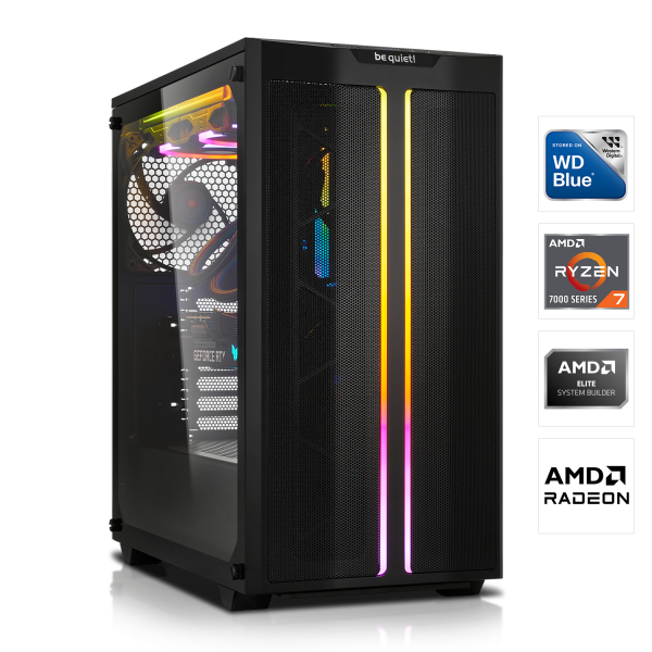 PC GAMER HIGH END | AMD Ryzen 7 7700X 8x4.50GHz | 32Go DDR5 | RX 7900 XT 20Go | 1To M.2 SSD
