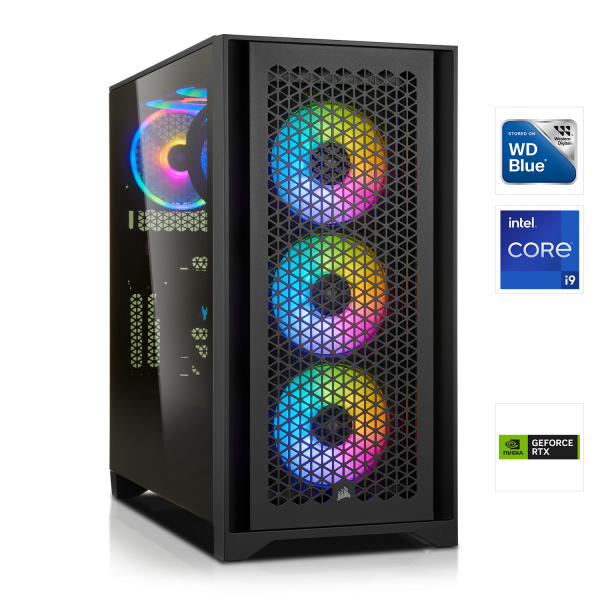 PC GAMER HIGH END | Intel Core i9-14900KF 24x3.20GHz | 32Go DDR5 | RTX 4070 Ti Super 16Go DLSS 3 | 1To M.2 SSD