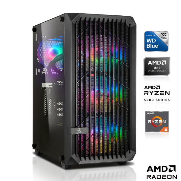 PC GAMER | AMD Ryzen 5 5600 6x3.50GHz | 16Go DDR4 | RX 6800 XT 16Go | 1To M.2 SSD