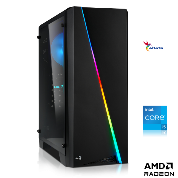 PC GAMER | Intel Core i5-11400F 6x2.60GHz | 16Go DDR4 | RX 6500 XT 4Go | 512Go M.2 SSD
