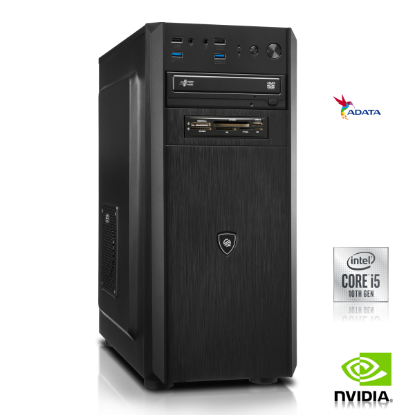 PC DE BUREAU | Intel Core i5-10400F 6x2.90GHz | 16Go DDR4 | GT 710 2Go | 512Go M.2 SSD