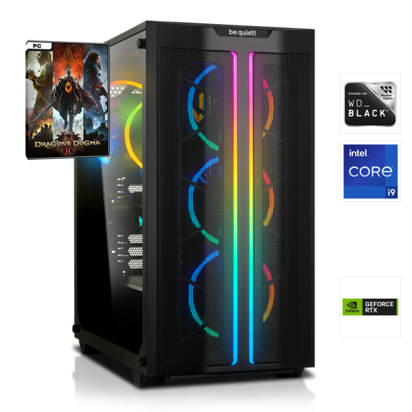 PC GAMER HIGH END | Intel Core i9-14900KF 24x3.20GHz | 32Go DDR5 | RTX 4090 24Go DLSS 3 | 2To M.2 SSD