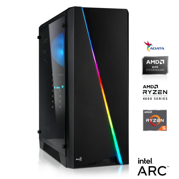 PC GAMER | AMD Ryzen 5 4500 6x3.60GHz | 16Go DDR4 | Intel Arc A380 6Go | 512Go M.2 SSD