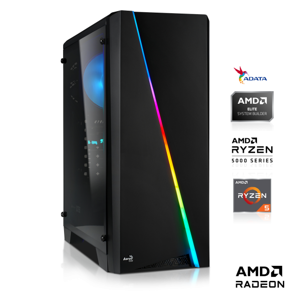 PC GAMER | AMD Ryzen 5 5500 6x3.60GHz | 16Go DDR4 | RX 6700 10Go | 500Go M.2 SSD